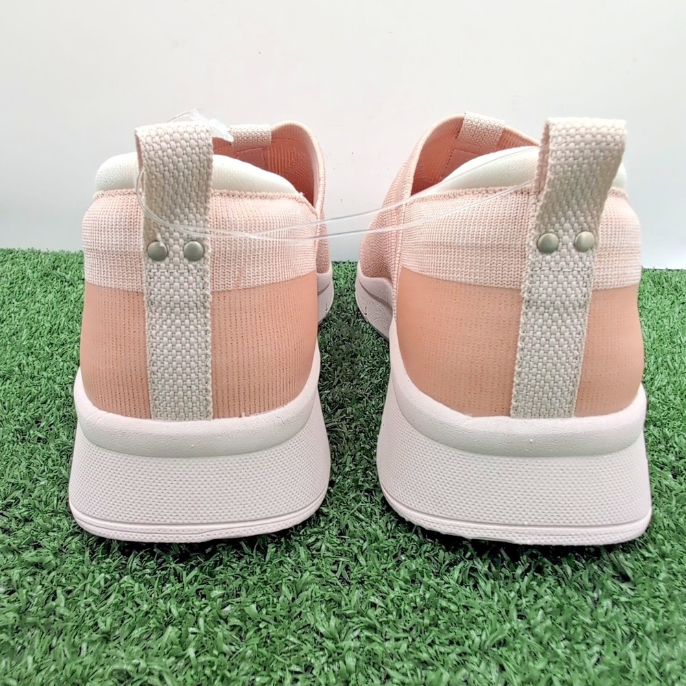 Ryka Captivate Shoes Womens 12 M Medium Blush Beige White Knit Slip On Sneakers - Picture 3 of 7